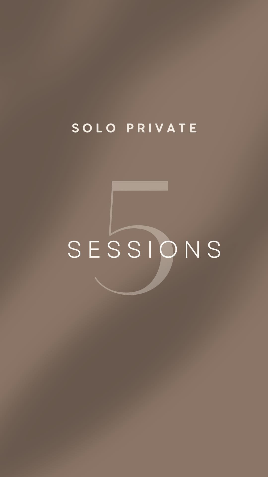 5 Private Bookings